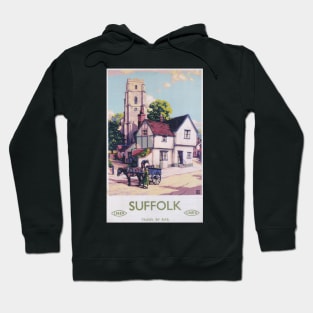 Suffolk - LNER - Vintage Railway Travel Poster - 1923-1947 Hoodie